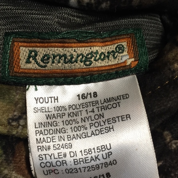 Remington Camouflage Reversible Coat with Hood - Picture 6 of 8